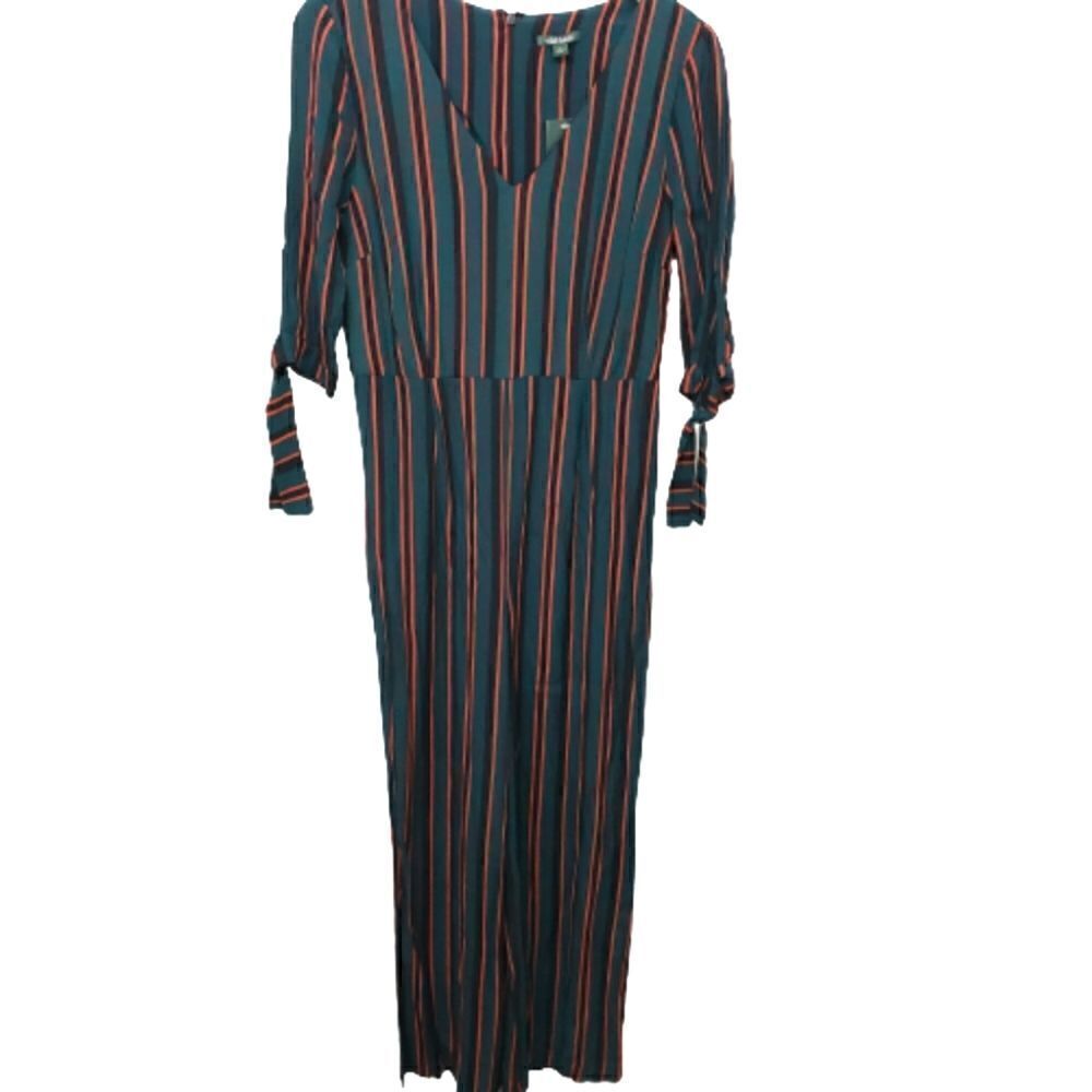 NWT Wild Fable Striped 3/4 Sleeve Pant Jumpsuit Size S